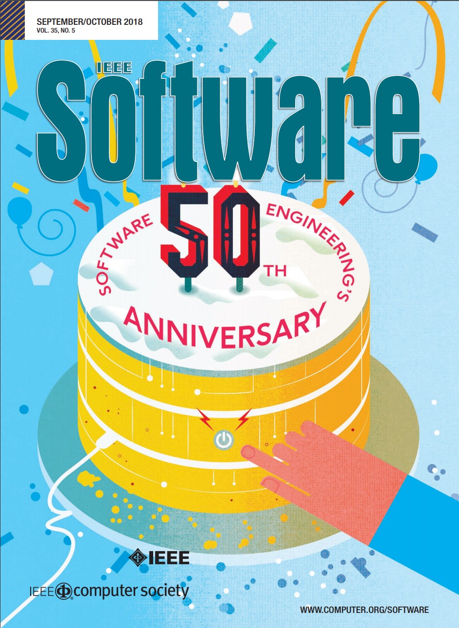 cover of ieee software commemorating the 50th anniversary of software engineering